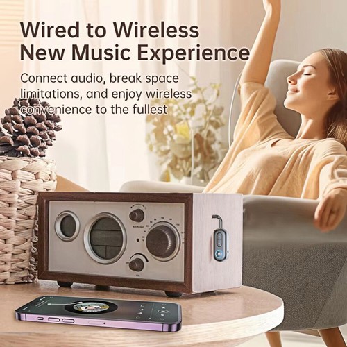Wireless Bluetooth Transmitter Receiver Airplane Headphone Adapter Car Aux Audio - Picture 15 of 19