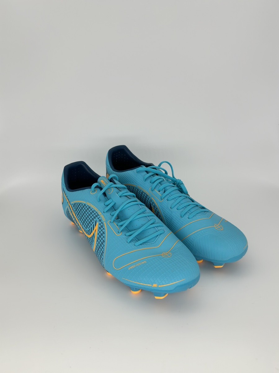 Nike Vapor 14 Academy FG/MG Soccer Blue Chlorine Ora DJ2869-484 Men\'s Size 9 Nike Vapor 14 Academy FG/MG Soccer Cleats Men main image 2