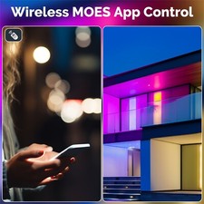 MOES Smart Matter WiFi GU10 LED Light Bulbs CW&RGB Dimmable 5W Voice APP Control — image 4