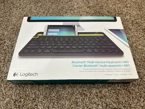 Logitech K480 Wireless Bluetooth Multidevice Keyboard - 第 1/3 張圖片