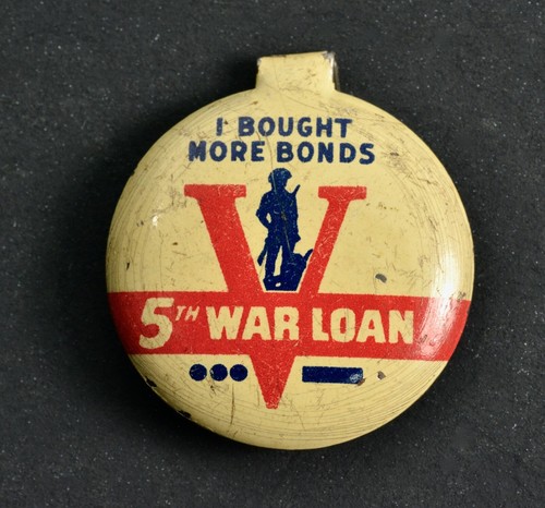 LOT-Dad's Root Beer Cap/Penny + 5 World War 1 &2 Era Political/Economic Pinbacks - Picture 10 of 12