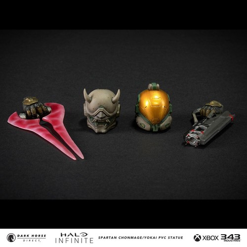 HALO INFINITE: SPARTAN CHONMAGE/YOKAI PVC STATUE BRAND NEW - Picture 3 of 6
