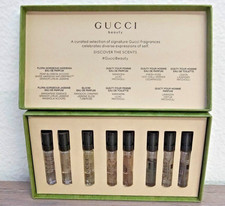 Gucci 8 Piece UNISEX Sampling Gift Set New in Box Authentic
