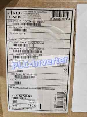 New Sealed CISCO2911-SEC/K9 2911 3-Port Gigabit Wired Router Factory Sealed/