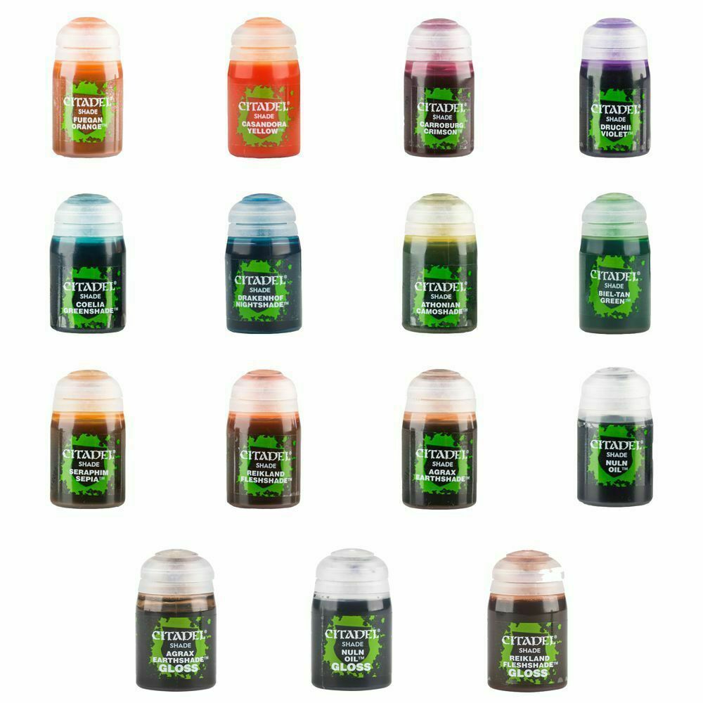 ド*ク様 Citadel Colour 塗料 75本中古 Citadel Shade Paint Pot 18ml - Games Workshop - Warhammer - All