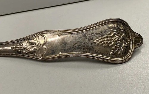 Rara Cuja Punchante Plata Esterlina Blanqueadora con Tazón Lavado Dorado Patrón de Uva Mono - Imagen 6 de 8