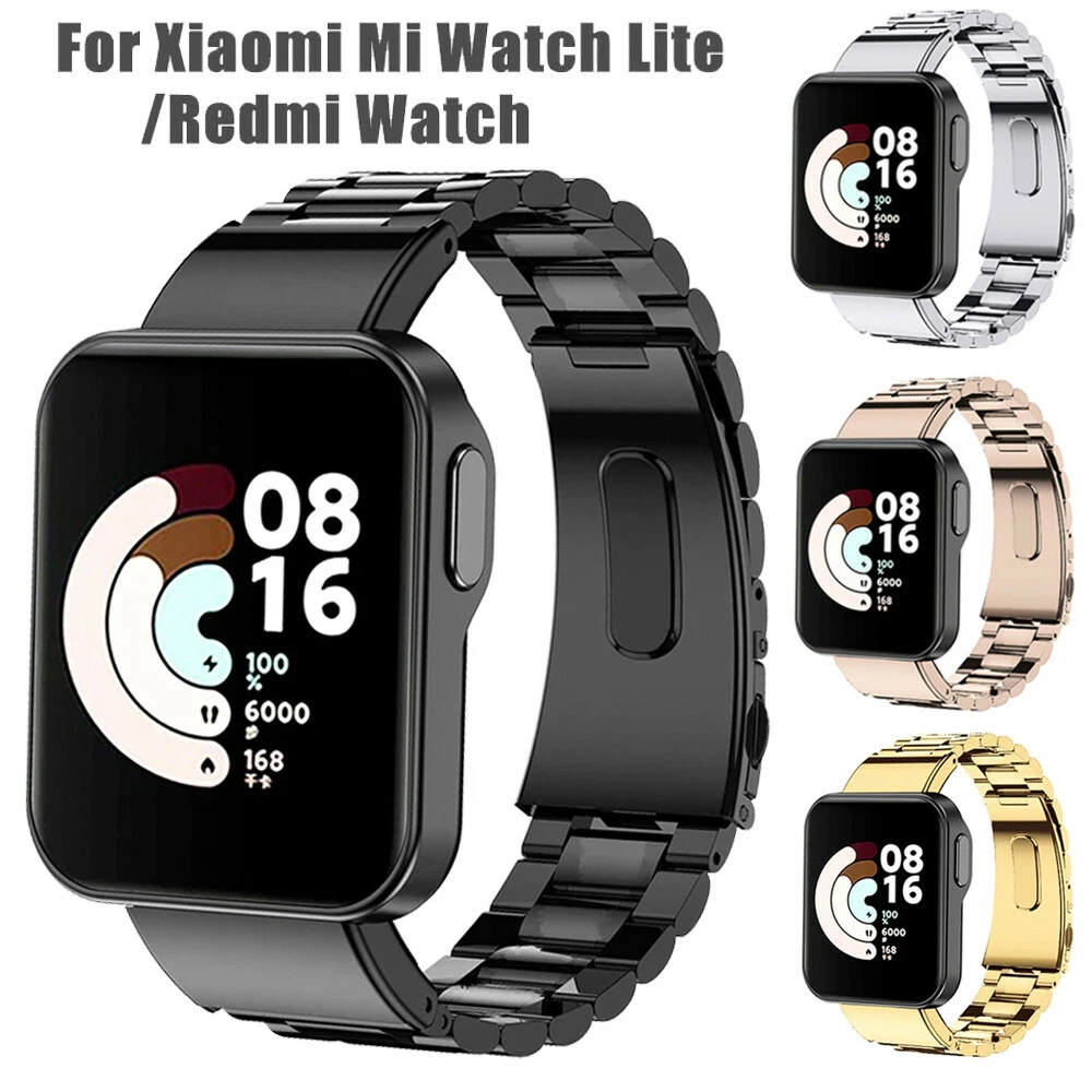 For Redmi Watch Xiaomi Mi Watch Lite Silicone/Stainless Steel Watch Band  Strap