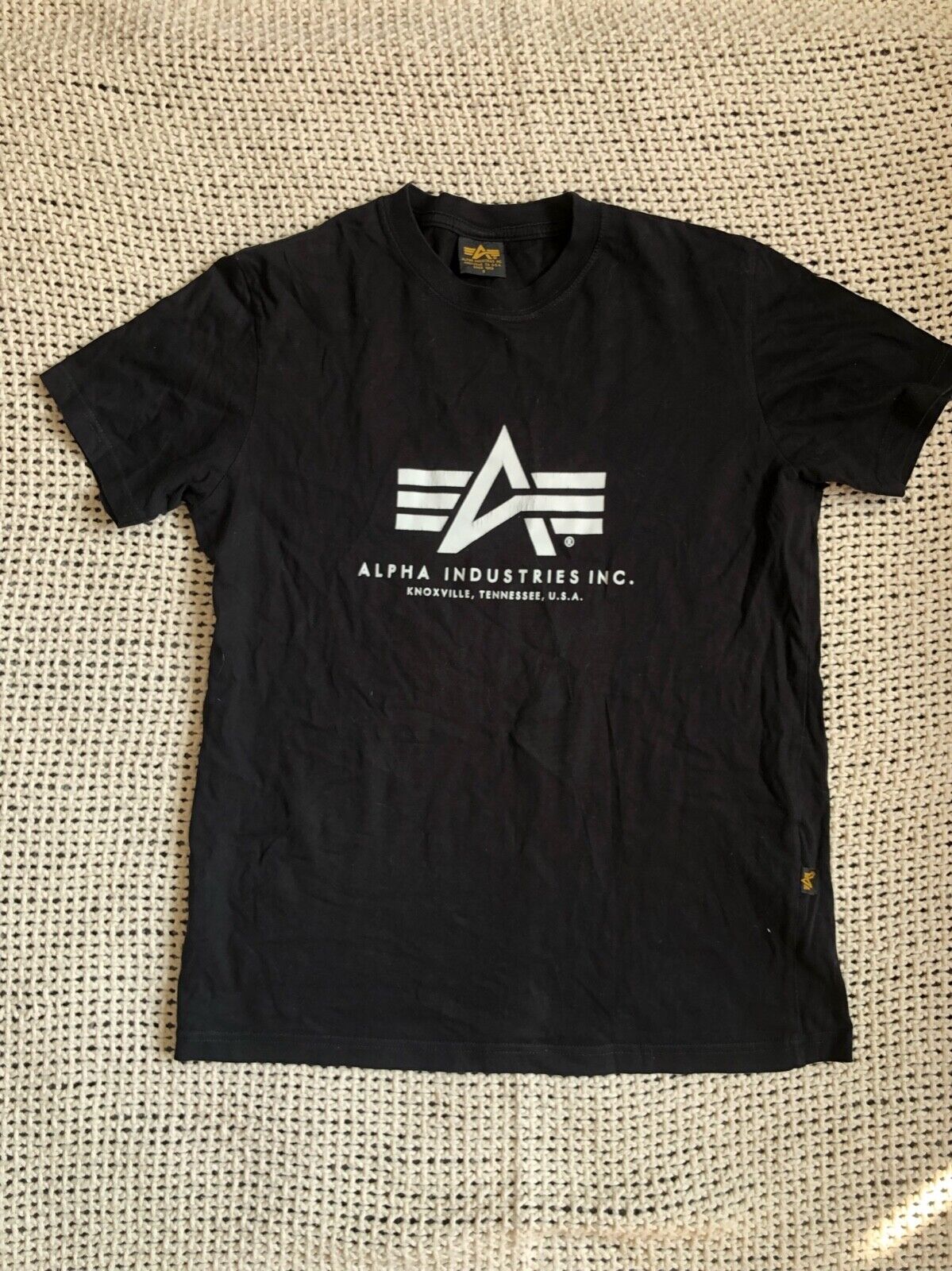 Alpha Industries T-Shirt | Black | Small | Men's wear | eBay