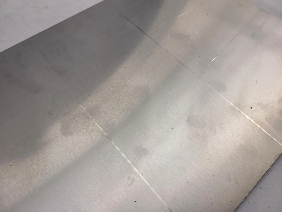 Placa de aluminio 6061, 1/4" x 12" x 24" de largo, material sólido, mecanizado, T651 Foto 3 de 4