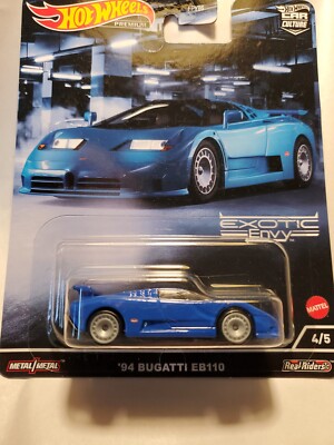 2021 Hot Wheels Premium Car Culture Exotic Envy '94 BUGATTI EB110 