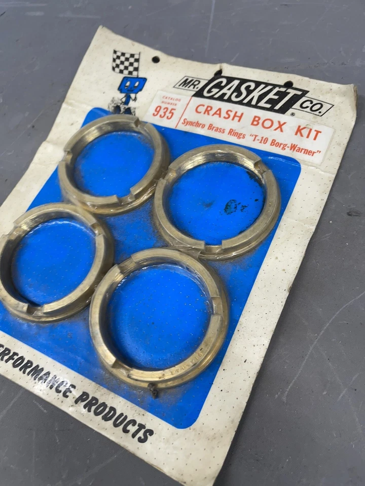 NOS Vintage Mr. Gasket T10 Crash Box Kit Super T-10 Borg Warner Synchro Brass - Image 3 of 4