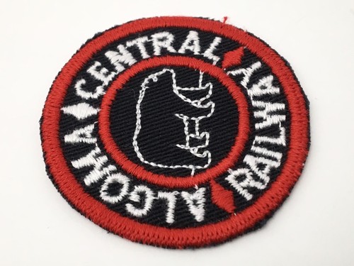 Vintage Train Patch Algoma Central Railway RR Unsewn 2" Round - Picture 4 of 12