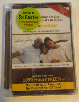 Vintage AOL America Online Internet Connection Trial CD. Unused, sealed
