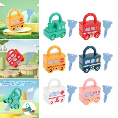 Lock and Key Toy Montessori Toy Practical Skill Developmental Toy