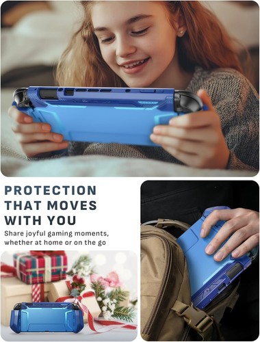 For Nintendo Switch 2 (2025) Grip Cover Mumba Blade TPU Dockable Case Back Shell - Picture 37 of 57