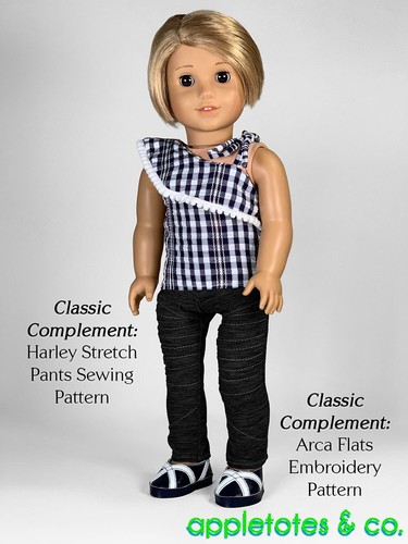 Patrón de ropa para muñeca de 18 pulgadas | Clara Top | Se adapta a muñecas de 18" como American Girl - Imagen 4 de 6