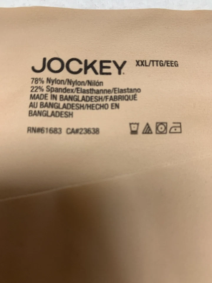 Nuevo con etiquetas Calzoncillo Jockey Invisible Edge XXL/Beige-paquete de 3-minorista $12,50 un par Foto 3 de 4