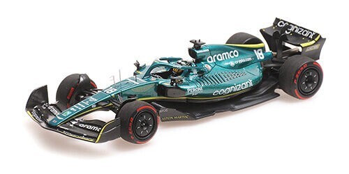 Voiture miniature Aston Martin F1 Lance Stroll de Minichamps au 1/43 pour collectionneur de GP