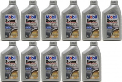Mobil Super 3000 X1 Formula FE 5W-30 Motoröl 11x 1l = 11 Liter