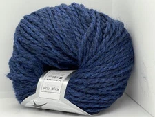 Night Blue Royal Wool 82370 Ice Yarns Wool Nylon Blend Worsted 50gr 109yd