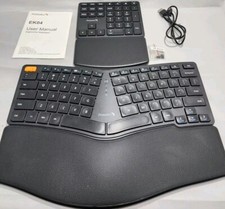 ProtoArc Wireless Ergonomic Keyboard, EK04 2.4GHz Wireless Ergo Keyboard