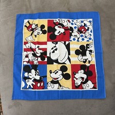 Vintage New Old Stock 80s Walt Disney Mickey Mouse Bandanna Scarf Made In USA