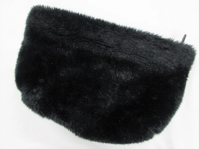 Junya Watanabe Comme Des Garcons Garçon Fur Clutch Bag Black K1
