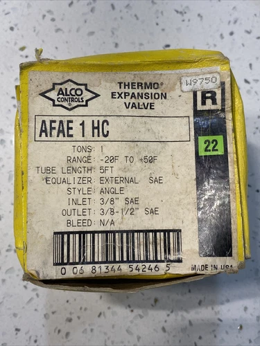 thermostatic expansion valve AFAE 1 HC R22 SAE Flare