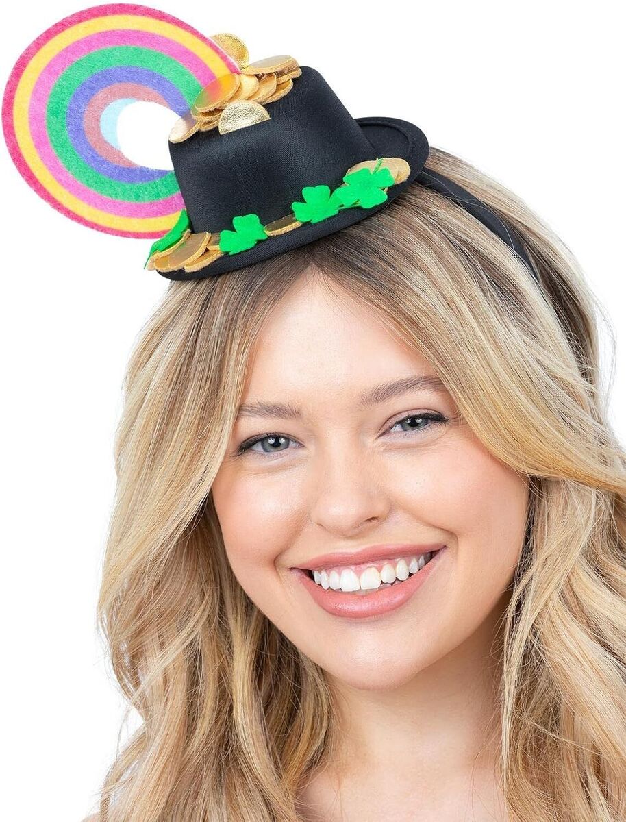 Rainbow Pot OGold Mini Hat Adult Rainbow Pot OGold Mini Hat Adult