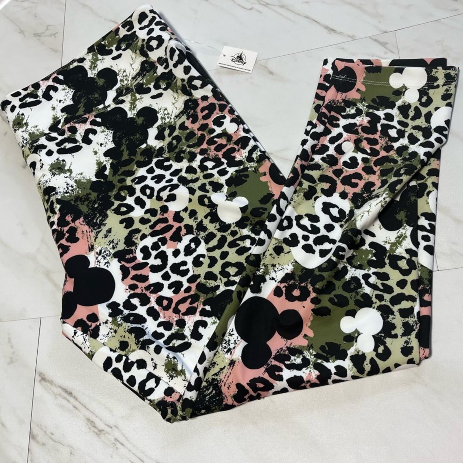 NWT Disney Parks Mickey Mouse Athletic Leggings Size 1X Black