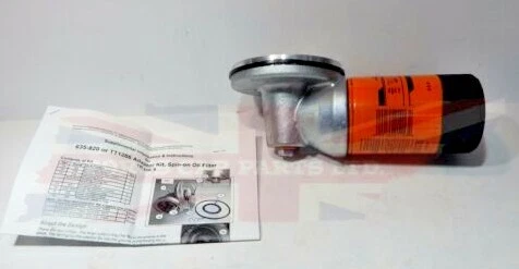 Nuevo adaptador de filtro de aceite giratorio para Triumph TR6 y TR250 con filtro de marco Foto 2 de 4