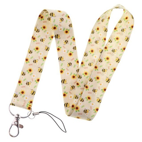 BIEN & SCHMETTERLING Schlüsselband ~ SCHMETTERLINGE Honig INSEKTEN ~ Abzeichen Ausweis Halter Halsband - Bild 5 von 9