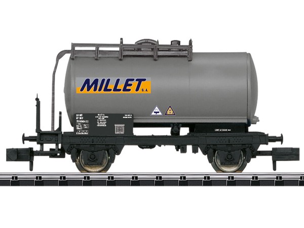 Minitrix 18098 - GüTerwagen Hobby-Kesselwagen Millet Sncf Ep.V - Spur N - Neu-image