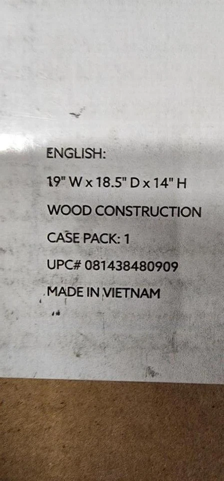 Powell Linon Decoración del Hogar Cama Espresso Paso 17A2108E Madera Mascota Sep Taburete Foto 4 de 4