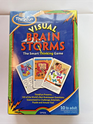 Visual Brain Storms The Smart Thinking Game Thinkfun Educational 10+ NEW