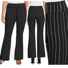 No Boundaries Juniors Striped Millennium Flare Pants, Sizes S-XXL