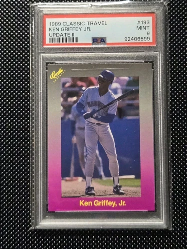 KEN GRIFFEY JR. ROOKIE 1989 Classic Update Purple Travel Edition PSA 9 MINT  RC