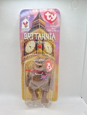 TY Beanie Babies Britannia the Bear   UK Exclusive Collectible Plush w/ Tag