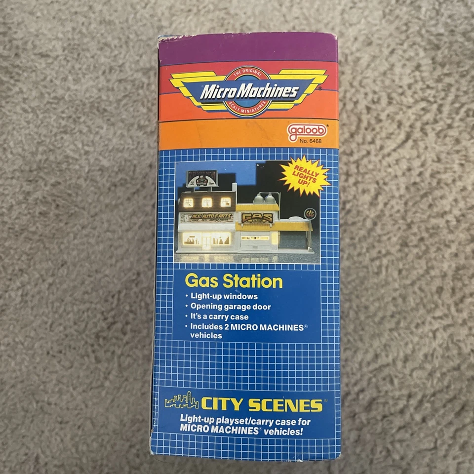 Vintage Micro Machines City Scenes Gas Station No. 6468 Galoob 1989 NEW - Image 4 of 4