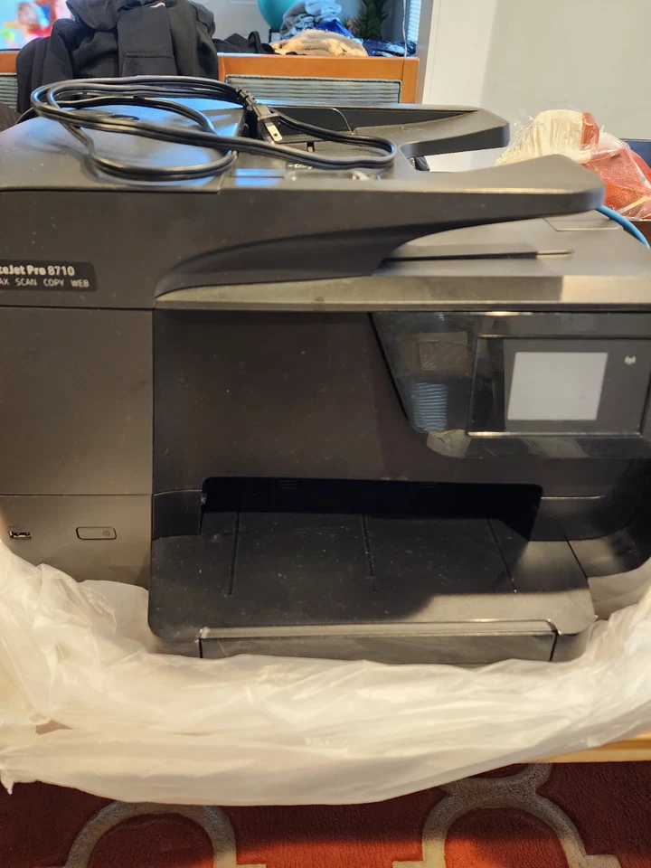 HP Officejet Pro 8710 All-In-One Wireless Printer - Black - Image 4 of 4