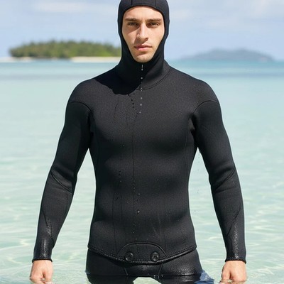 Wetsuit jacket ,Vest Pant ,3mm Neoprene Diving Suit Split Scuba for cold water