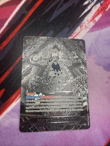 OP12 Legacy of the Master  Marshall.D.Teach (SP) (Silver) OP09-093