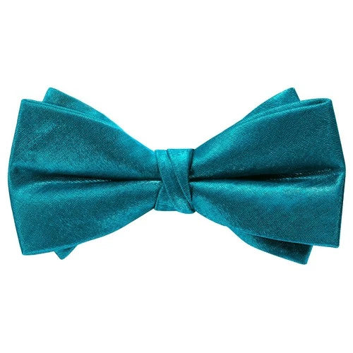 Bow Tie Adjustable Pre-Tied Satin Polyester for Men – Lake Blue