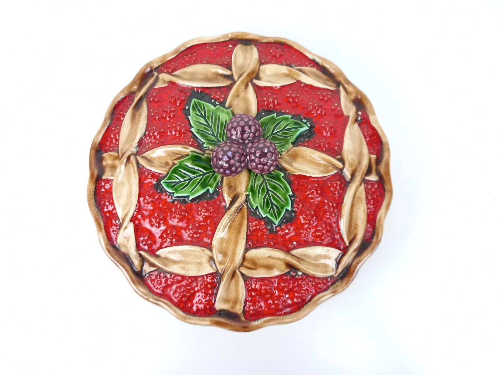 Vintage Fruit Pie Dish St Michael 28cm Marks & Spencers Ceramic
