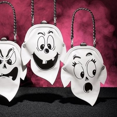 NWT Moschino Couture ghost face clutch/purse