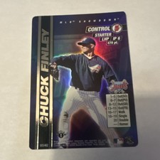 MLB Showdown 2000 Chuck Finley #005/462 Anaheim Angels Starter Control