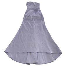 Jessica McClintock Dress Womens Size 2 Strapless Purple Formal Evening Vintage