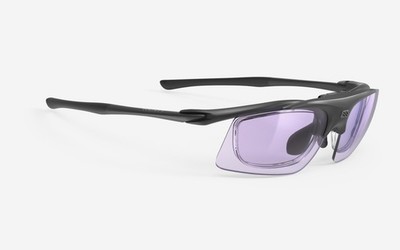 Sonnenbrille RUDY PROJECT EXCEPTION X Black Matte ImpactX 2 Laser Purple Pho