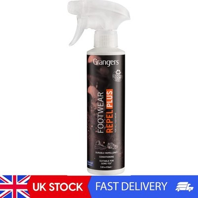 Grangers Footwear Repel Plus | 275ml | Leistungsstarker Spray-On Proofer für alle Outdoor