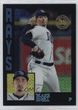 2019 Update Silver Pack 1984 Topps Baseball Chrome Black /199 Blake Snell 7eo